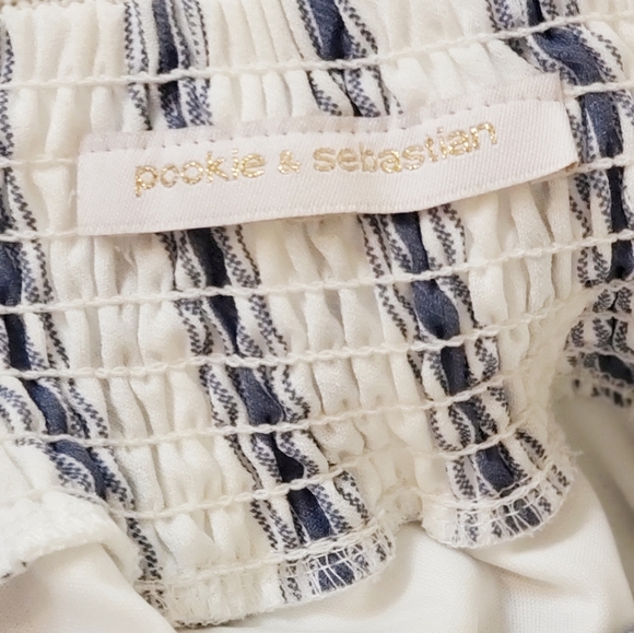 Pookie & Sebastian Off the Shoulder Ruffle Dress M - Picture 9 of 12